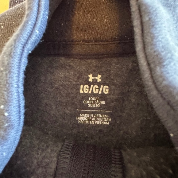 Under Armour Women's Purple Speckled Zip Sweatshirt - Picture 2 of 4